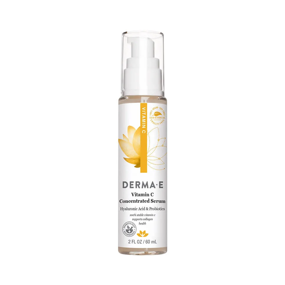 DERMA E serum z witaminą C i kwasem hialuronowym