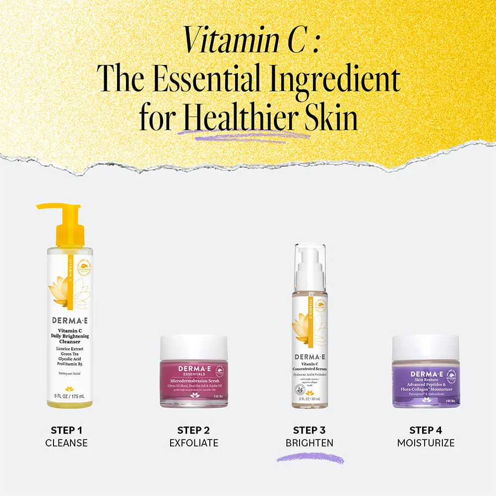 PH_DE_0365_ROUTINE_R0424 DERMA E serum z witaminą C w codziennej pielęgnacji